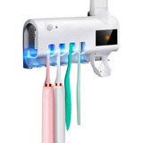 Esterilizador Porta Cepillo Dental Recargable Usb Dispenser 