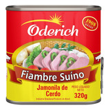 Presuntada Jamón Oderich Enlatada 320g - Cx 6 Unid