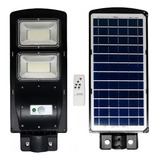 Solar Luminária Pública Poste Rua Led 100w C/ Sensor