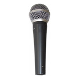 Microfono Vocal Sunset Tipo 58 Incluye Cable Xlr-xlr Color Negro