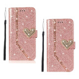 2×funda Piel Con Solapa Para iPhone, Diseño Cartera Con