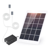 Bomba De Aire Solar Para Acuario Con Panel Solar De 3w 5v, T