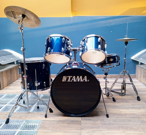 Batería Acústica Tama Swingstar 5 Piezas Con Bases Y Platos