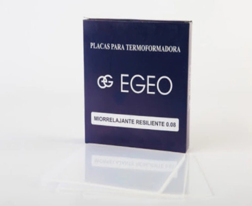 Placas Blanda Termoformadora 0,080 (2mm) X 12un Egeo Dental