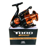 Molinete Ideal Pesca Mar Praia Grande Forte Toro 9000 6 Rol 