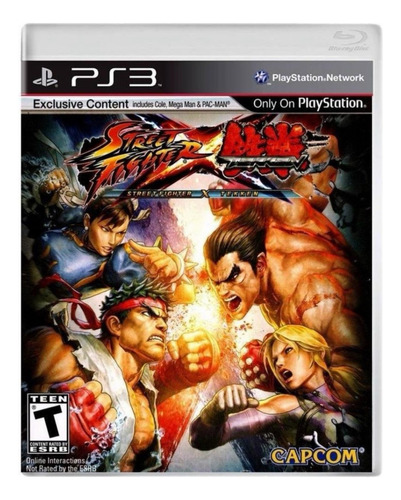 Jogo Ps3 Street Fighter X Tekken Original Mídia Física