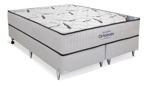 Cama Box E Colchão Highfoam Queen (158x198) - Ortobom