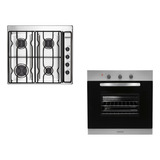  Combo A Gas Longvie - Horno + Anafe Acero