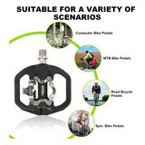 Spin Mtb Bike Pedals Dual Platform Compatible With Shimano S