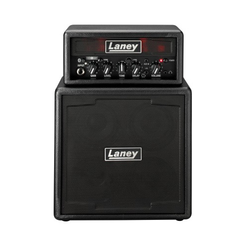 Mini Cabezal Laney Y Gabinete P/guitarra Ministack-b-iron