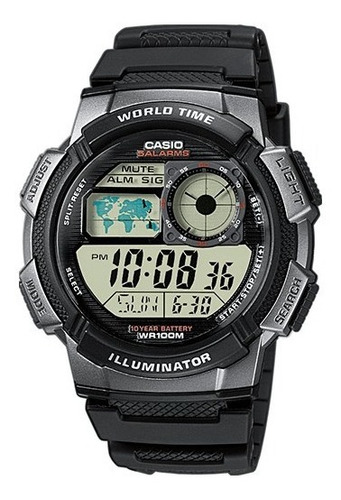 Reloj Casio Ae-1000w Sumergible Garantía Oficial
