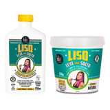 Kit Lola Shampoo + Mascara Liso Leve E Solto Antifrizz Lacio