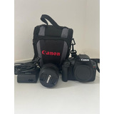  Canon Eos Rebel Kit T7 + Lente 18-55mm Is Ii Dslr Cor Preto