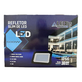 Refletor Led Bivolt 500w Branco Frio(6500k)  Led Triangulo