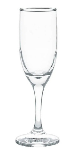 Copa De Vidrio Flauta Champagne Cristar Aragón 210ml Set X6 