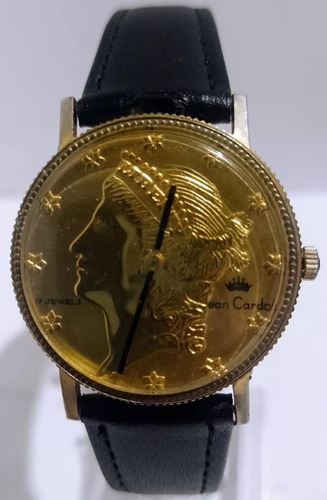 Hermoso Reloj Moneda Liberty Jean Cardot Vintage No Omega 