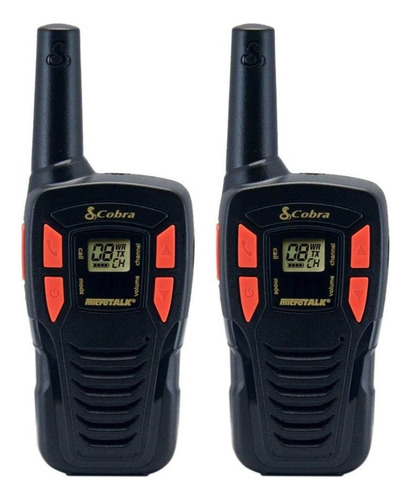 Radio De 2 Vías Cobra Acxt145 Walkie Tokies 16 Millas 22ch