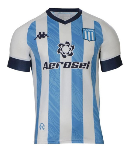 Camiseta Racing Club Kappa Titular 2021 Regular #somos Dxt