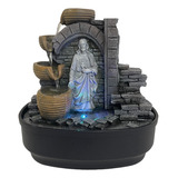 Estatua Pileta De Agua Con Luz Decorativa 