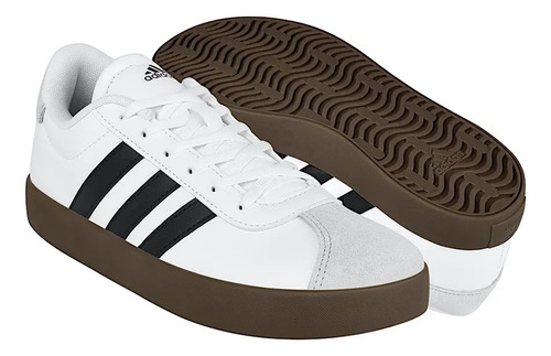 Tenis Joven adidas Vl Court Id9062 Simipiel Bco | Envío gratis