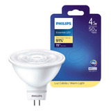 Foco Spot Philips Led Essential Mr16 - 4.5w Set De 5 Piezas Color De La Luz Cálida