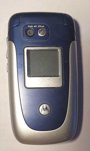 Celular Motorola V360 Azul. Todo En Perfecto Estado.
