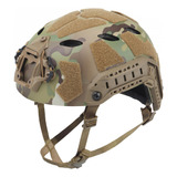 Casco Táctico Rápido Aoutacc Ligero Con Soporte Nvg, Camufla