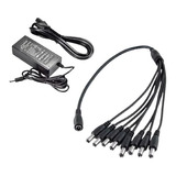 Eliminador 12v 5amp Con Pulpo De 8 Conectores 