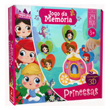 Jogo Memória Princesas 24 Peças Madeira - Brinca.de Criança