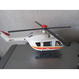 Playmobil 70048 Helicóptero De Rescate Playlgh..leer Bien