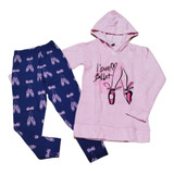 Conjunto Menina Frio Infantil Moleton Calça Leg Modinha Tam4