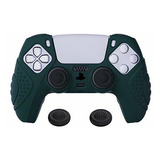 Funda Anti Deslizante Silcona Control Playstation 5 Verde