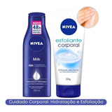 Hidratante Pele Seca + Esfoliante Pele Renovada Maciez 204g