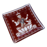 Incensário Shiva Vidro Marrom 7cm Porta Incenso Palito