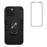 Carcasa Antishock Para iPhone 15 / Pro / Pro Max + Lamina