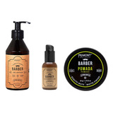 Kit Para Barba Y Pelo Shampoo Acondicionador Pomada Primont