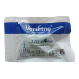 100 Agujas Verifine 4mm S/caja Insulina, Victoza, Ozempic