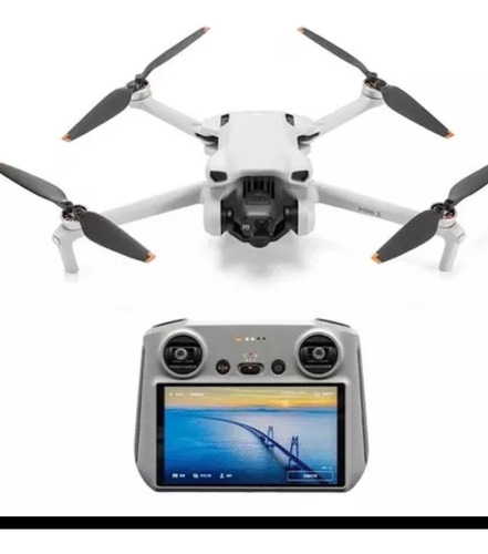 Drone Dji Mini 3 (rc) Tela No Controle 