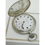 Antiguo Reloj  De Bolsillo Casa Escasany. Tavannes  Plat0900