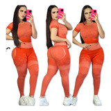 Conjunto Deportivo Sexy Push Up Licra Strech Anticelulítis