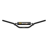 Manubrio Motocross Enduro X6 Ø22mm Bajo Negro Wirtz