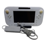 Game Pad Wii U Portátil Branco Usado Original Funcionando E Base Carregador Ver Descrição