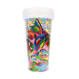 Vaso De Plástico Pintura De Diamantes De Gato 16 Oz Va...