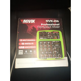 Mixer Novik 6 Canales Phanton 48v Consola Portatil Nvk-i06bt