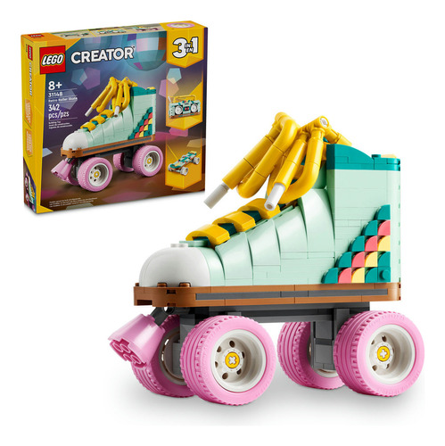 Lego® Creator 3 En 1 Patín Retro Set De Juguete 3 En 1 Convertible En Minipatineta O Grabadora Para Niños Y Niñas De 8 Años O Más 31148