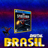 Homem Aranha Morales Ps4 Primária Digital Brasil Digital