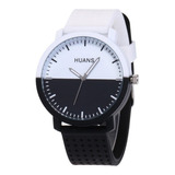 Relojes Pulsera Combinado Blanco Azul Negro Por Mayor Por 5 