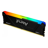 Memória Kingston Fury Beast Rgb Ddr4 De 8gb 3200mhz