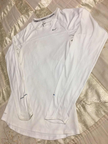 Nike Running Playera Para Caballero Talla S Color Blanca Lar