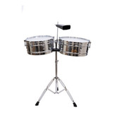 Timbaleta Parquer Master 14 Y 15 Con Soporte Cencerro Cuota